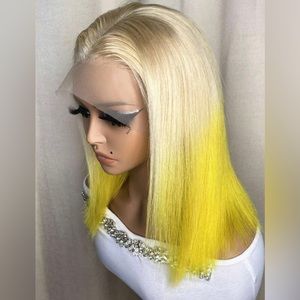 13*4 Lace Front 180% Density Long Straight Human Hair Wig 12’